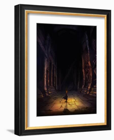 In the Ruins of Asia-Kyo Nakayama-Framed Giclee Print