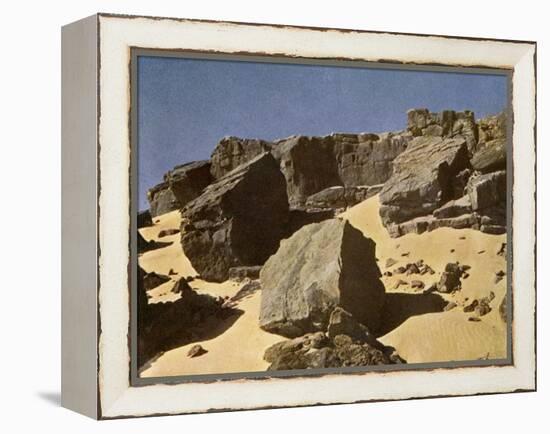 In the Sahara, Egypt-English Photographer-Framed Premier Image Canvas