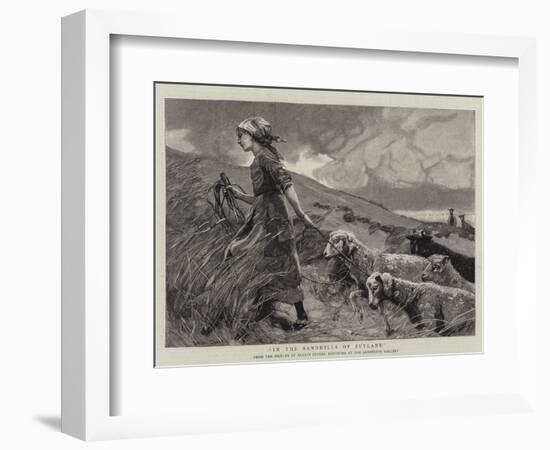 In the Sandhills of Jutland-null-Framed Premium Giclee Print