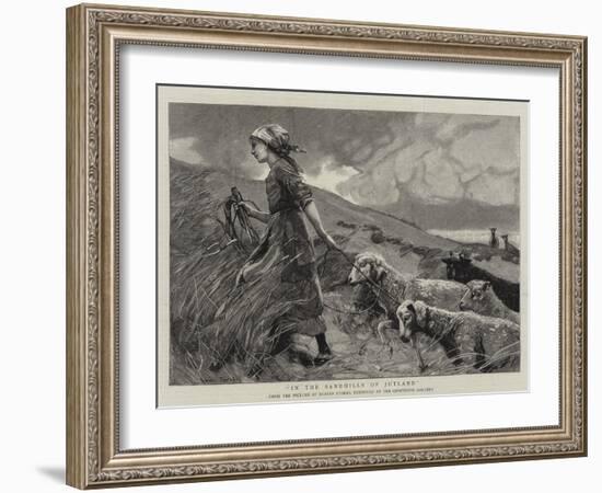 In the Sandhills of Jutland-null-Framed Giclee Print