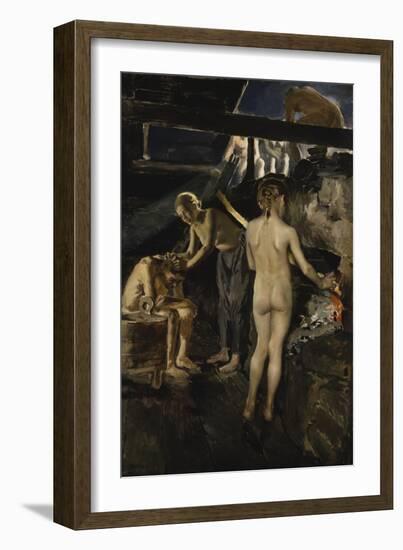 In the Sauna-Akseli Gallen-Kallela-Framed Giclee Print