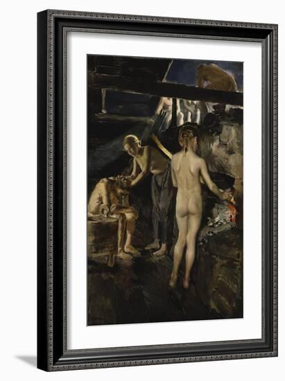 In the Sauna-Akseli Gallen-Kallela-Framed Giclee Print