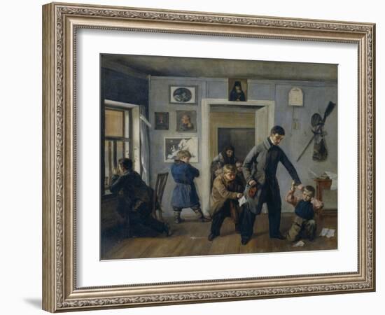 In the School, 1854-Andrei Andreyevich Popov-Framed Giclee Print