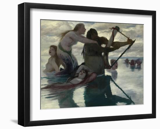 In the Sea, 1883-Arnold Bocklin-Framed Giclee Print