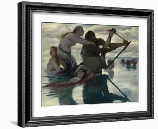 In the Sea, 1883-Arnold Bocklin-Framed Giclee Print