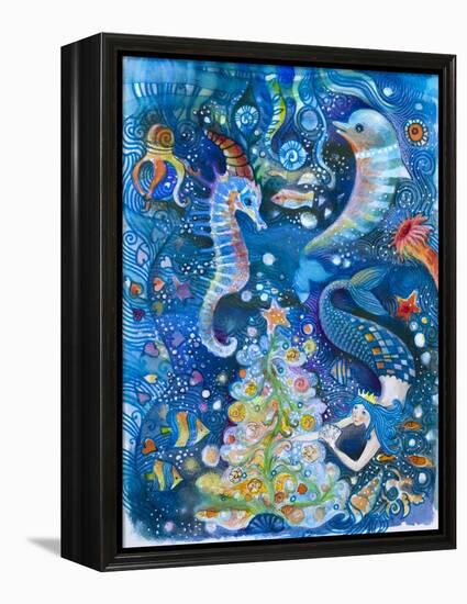 In the Sea-Oxana Zaika-Framed Premier Image Canvas