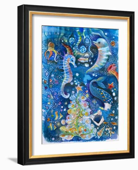 In the Sea-Oxana Zaika-Framed Giclee Print