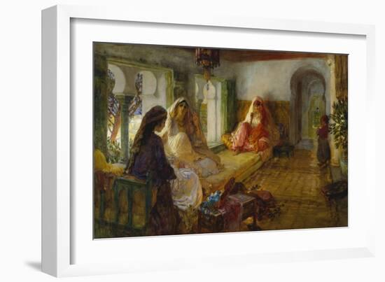 In the Seraglio-Frederick Arthur Bridgman-Framed Giclee Print