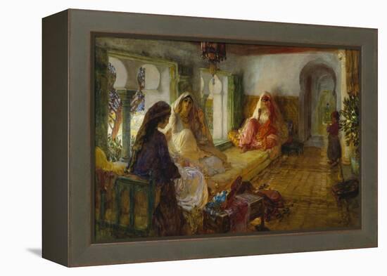 In the Seraglio-Frederick Arthur Bridgman-Framed Premier Image Canvas