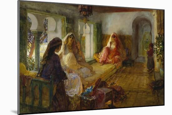 In the Seraglio-Frederick Arthur Bridgman-Mounted Giclee Print