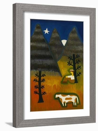 In the Silence of the Mountain, 2007-Cristina Rodriguez-Framed Giclee Print
