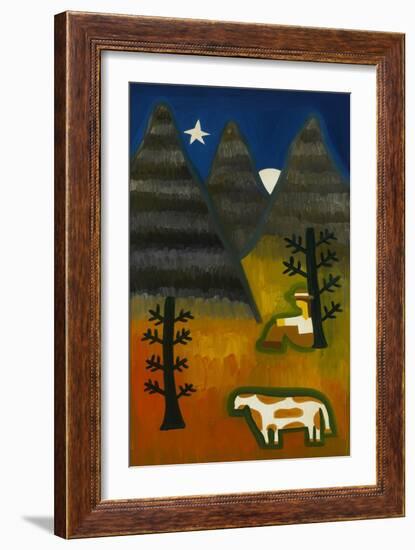 In the Silence of the Mountain, 2007-Cristina Rodriguez-Framed Giclee Print