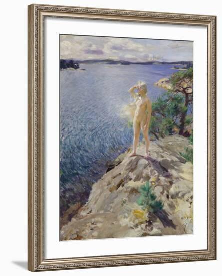 In the Skerries-Anders Zorn-Framed Giclee Print