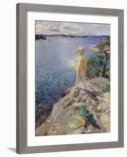 In the Skerries-Anders Zorn-Framed Giclee Print