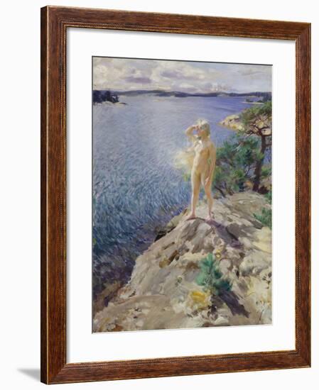 In the Skerries-Anders Zorn-Framed Giclee Print