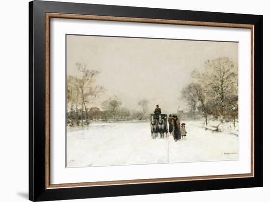 In the Snow-Luigi Loir-Framed Giclee Print
