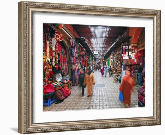 In the Souk, Marrakech, Morocco, North Africa, Africa-Gavin Hellier-Framed Photographic Print