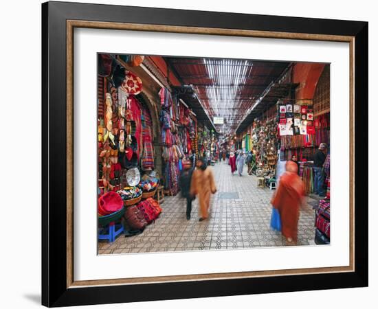 In the Souk, Marrakech, Morocco, North Africa, Africa-Gavin Hellier-Framed Photographic Print