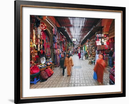 In the Souk, Marrakech, Morocco, North Africa, Africa-Gavin Hellier-Framed Photographic Print