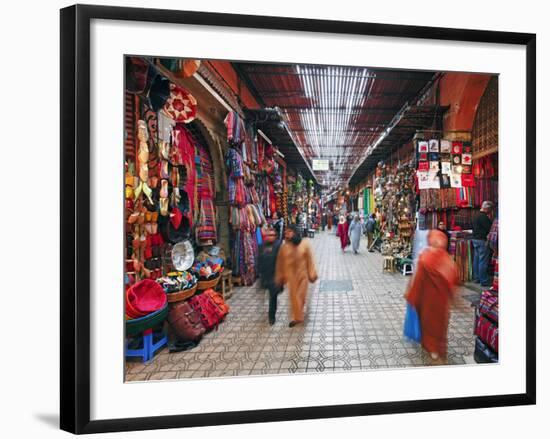 In the Souk, Marrakech, Morocco, North Africa, Africa-Gavin Hellier-Framed Photographic Print