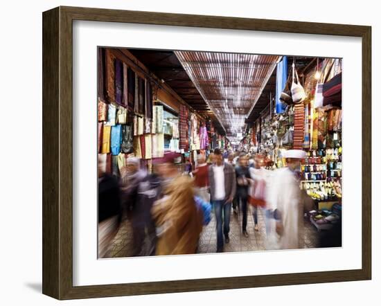 In the Souk, Marrakech, Morocco, North Africa, Africa-Gavin Hellier-Framed Photographic Print