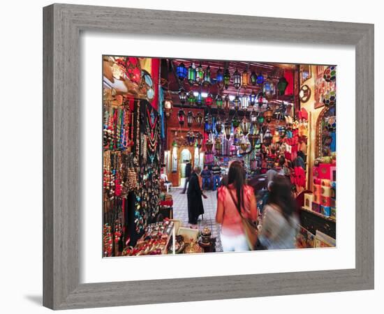 In the Souk, Marrakech, Morocco, North Africa, Africa-Gavin Hellier-Framed Photographic Print