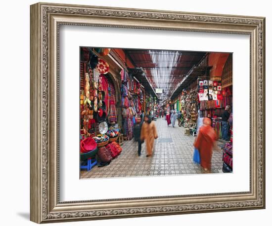 In the Souk, Marrakech, Morocco, North Africa, Africa-Gavin Hellier-Framed Photographic Print