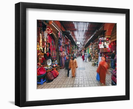 In the Souk, Marrakech, Morocco, North Africa, Africa-Gavin Hellier-Framed Photographic Print