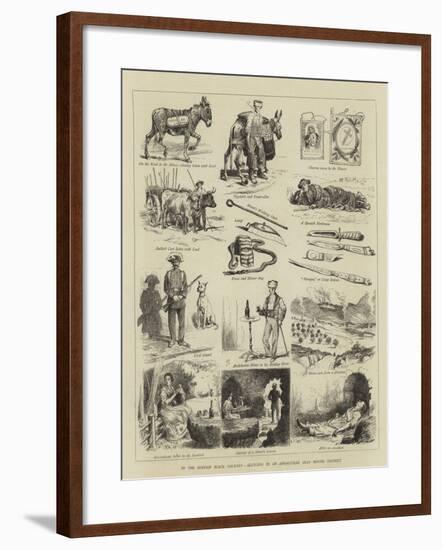 In the Spanish Black Country, Sketches in an Andalusian Lead Mining District-Alfred Chantrey Corbould-Framed Giclee Print