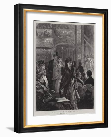 In the Stalls at the Empire Theatre-Arthur Hopkins-Framed Giclee Print