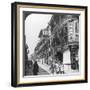 In the Street of the Tea Houses, Shanghai, China, 1901-Underwood & Underwood-Framed Photographic Print