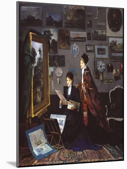 In the Studio-Alfred Stevens-Mounted Giclee Print