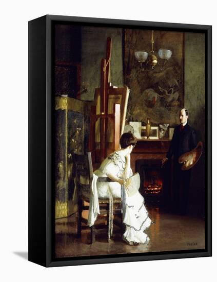 In the Studio-William McGregor Paxton-Framed Premier Image Canvas