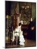 In the Studio-William McGregor Paxton-Mounted Giclee Print
