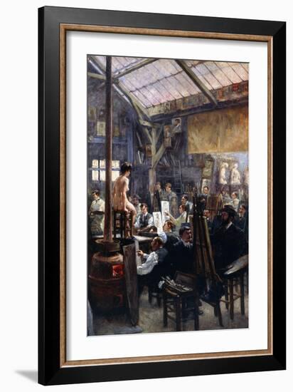 In the Studio-Albert Lynch-Framed Giclee Print