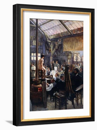 In the Studio-Albert Lynch-Framed Giclee Print