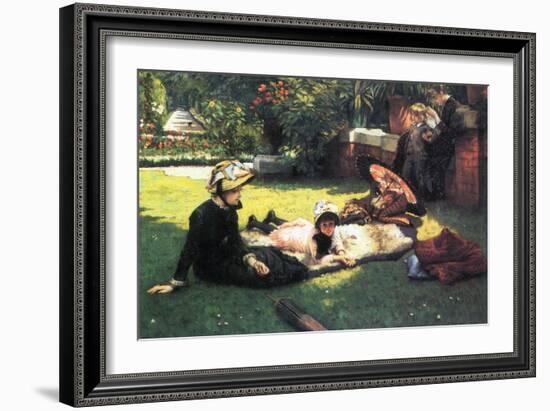 In The Sun-James Tissot-Framed Art Print