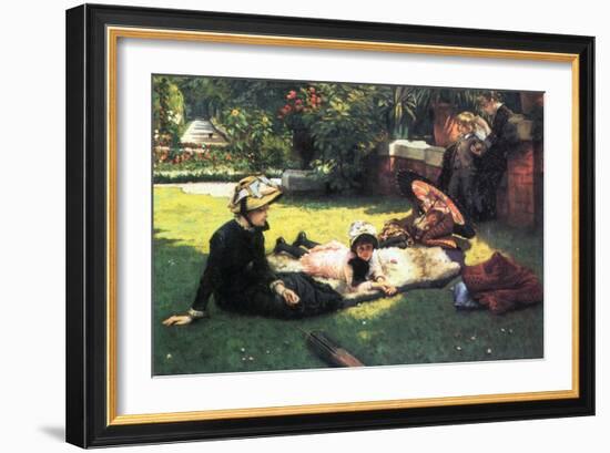 In The Sun-James Tissot-Framed Art Print