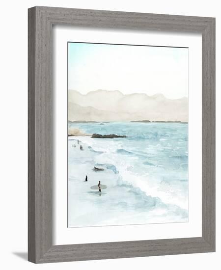 In the Surf I-Grace Popp-Framed Art Print