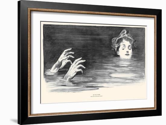 In the Swim-Charles Dana Gibson-Framed Art Print