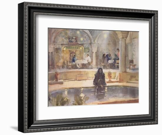 In the Teahouse, Kerman-Trevor Chamberlain-Framed Giclee Print