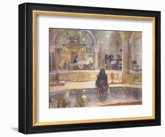 In the Teahouse, Kerman-Trevor Chamberlain-Framed Giclee Print