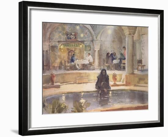 In the Teahouse, Kerman-Trevor Chamberlain-Framed Giclee Print