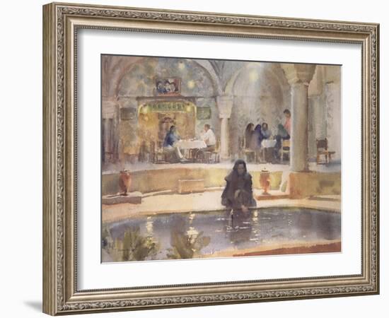 In the Teahouse, Kerman-Trevor Chamberlain-Framed Giclee Print