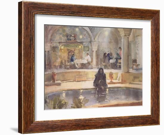 In the Teahouse, Kerman-Trevor Chamberlain-Framed Giclee Print