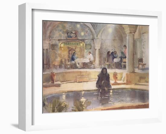 In the Teahouse, Kerman-Trevor Chamberlain-Framed Giclee Print