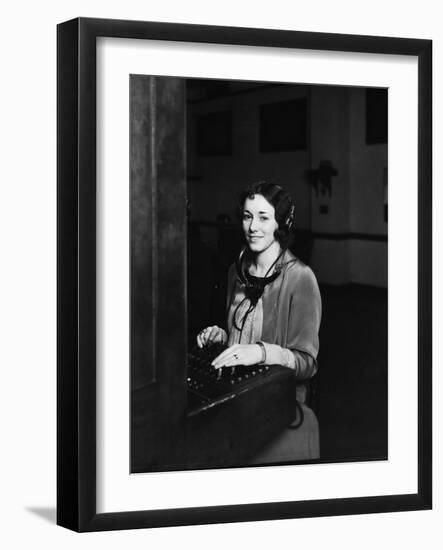 In the Telegraph Office-null-Framed Photographic Print