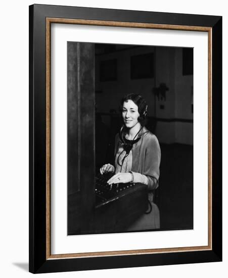 In the Telegraph Office-null-Framed Photographic Print