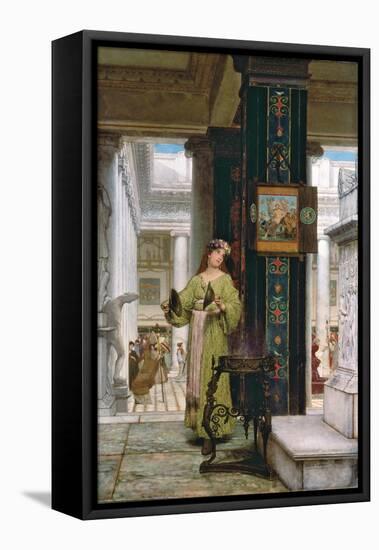 In the Temple, 1871-Sir Lawrence Alma-Tadema-Framed Premier Image Canvas