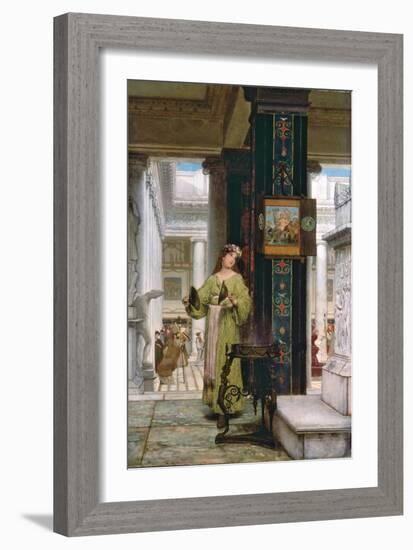 In the Temple, 1871-Sir Lawrence Alma-Tadema-Framed Giclee Print